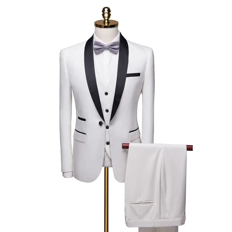 2019 New Arrival Man Suit Slim Fit Jacket+pants+vest (3pcs/set) Party and Wedding Suits One Button Three Colors Hot Sale
2019 New Arrival Man Suit Slim Fit Jacket+pants+vest (3pcs/set) Party and Wedding Suits One Button Three Colors Hot Sale