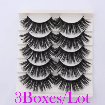 15 Pairs Fashion Charming Eyelash Mink 3D Natural False Eyelashes Handmade Reusable Curly Thick Long Black Soft Fake Lashes 
15 Pairs Fashion Charming Eyelash Mink 3D Natural False Eyelashes Handmade Reusable Curly Thick Long Black Soft Fake Lashes