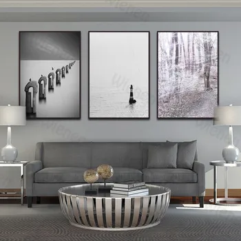 Landscape Pictures Snow Scene Woods Scandinavian Poster Seascape Wall Art Canvas Prints Nordic Style Modern Living Room Decor
Landscape Pictures Snow Scene Woods Scandinavian Poster Seascape Wall Art Canvas Prints Nordic Style Modern Living Room Decor