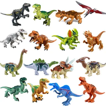 Building Blocks Jurassic Dinosaur World Series Velociraptor T-Rex Triceratops Assembles Figure Bricks Toys
Building Blocks Jurassic Dinosaur World Series Velociraptor T-Rex Triceratops Assembles Figure Bricks Toys