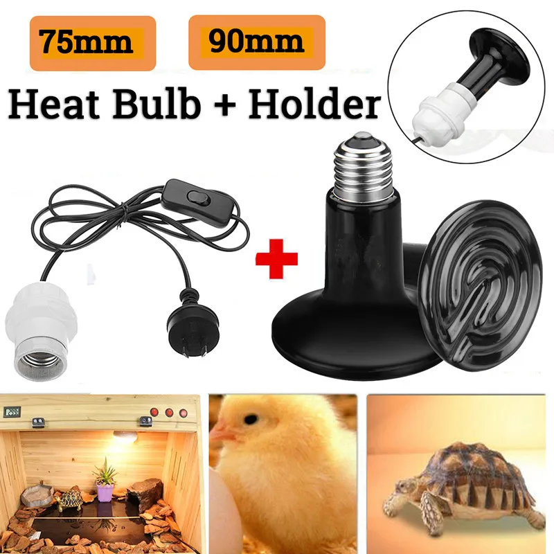 Australian standard plug 240V a 90mm ceramic lamp +1.5 meters controller E27 reptile ceramic heating lamp pet reptile lamp
Australian standard plug 240V a 90mm ceramic lamp +1.5 meters controller E27 reptile ceramic heating lamp pet reptile lamp