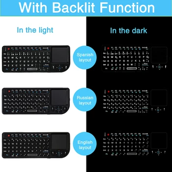 MRSVI New Design A8 Backlit 2.4G Mini Wireless Keyboard with Touchpad for Google Android Smart TV BOX IPTV HTPC Windows 2000
MRSVI New Design A8 Backlit 2.4G Mini Wireless Keyboard with Touchpad for Google Android Smart TV BOX IPTV HTPC Windows 2000
