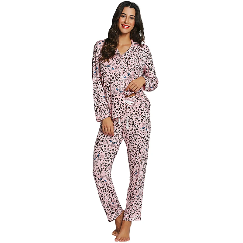 Joyaria Pajama Sets Women Long Sleeve Sleepwear Button Down Pj Pants Set Soft Bamboo Female Night Suit PJS Women Pyjamas Femmes Joyaria Pajama Sets Women Long Sleeve Sleepwear Button Down Pj Pants Set Soft Bamboo Female Night Suit PJS Women Pyjamas Femmes