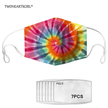 Twoheartsgirl Colorful Tie Dye Style Face Mask for Women Kids Washable Men's Mouth Masks with Activated Cartbon Filter Mascaras 
Twoheartsgirl Colorful Tie Dye Style Face Mask for Women Kids Washable Men's Mouth Masks with Activated Cartbon Filter Mascaras