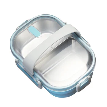 Stainless Steel Lunch Box Compartments Leak-proof Thermal Removable Handle Box E2S
Stainless Steel Lunch Box Compartments Leak-proof Thermal Removable Handle Box E2S