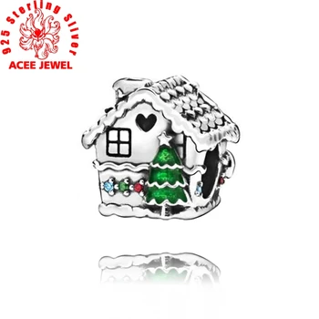 2019 winter New 925 Sterling Silver beads Gingerbread House Charms Pendant fit Original Bracelets DIY women Jewelry 
2019 winter New 925 Sterling Silver beads Gingerbread House Charms Pendant fit Original Bracelets DIY women Jewelry