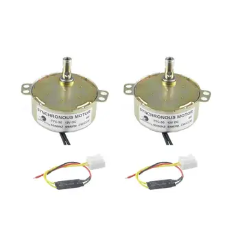 CHANCS 2PCS Electric Synchron Motor TYC-50 DC 12V 5-6RPM CW/CCW DC Fan Motor 12V for Electric Fireplace
CHANCS 2PCS Electric Synchron Motor TYC-50 DC 12V 5-6RPM CW/CCW DC Fan Motor 12V for Electric Fireplace