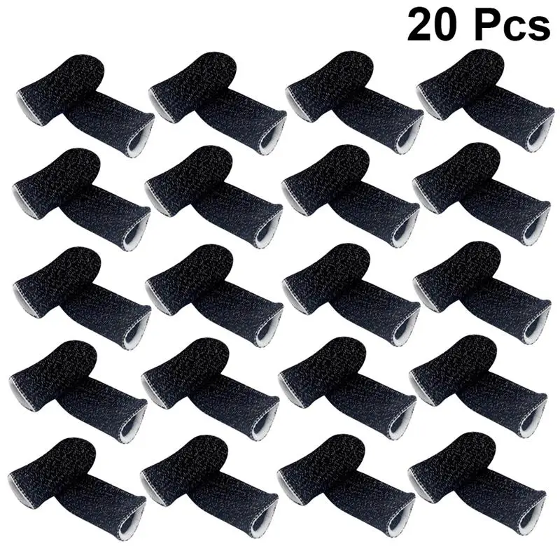 20 Pcs Finger Sleeve Screen Touch Breathable Game Cover Elastic Soft Cot Anti-Sweat Thumb Protector For Phone | Компьютеры и офис