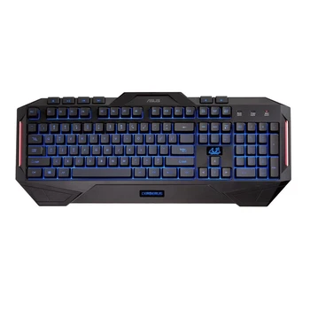 Keyboard ASUS Cerberus Black 90YH00R1-B2RA00 wired, membrane, backlight, USB, splash proof, color: black
Keyboard ASUS Cerberus Black 90YH00R1-B2RA00 wired, membrane, backlight, USB, splash proof, color: black