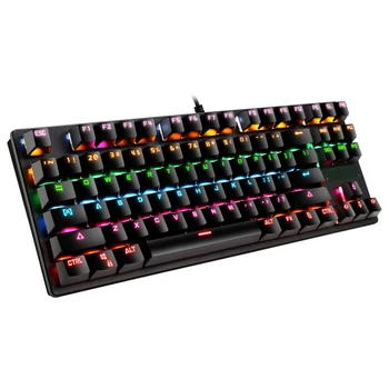 ALLOYSEED Mechanical Keyboard USB Wired Gaming Keyboard RGB Mix Backlit 87 Keys Anti-ghosting Blue Switch For Gamer Laptop PC
ALLOYSEED Mechanical Keyboard USB Wired Gaming Keyboard RGB Mix Backlit 87 Keys Anti-ghosting Blue Switch For Gamer Laptop PC