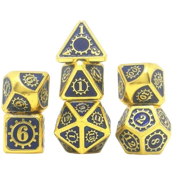 7pcs Party Tabletop KTV Home Polyhedral Dice Set Rpg Zinc Alloy Easy Read Bar Props Digital Number Gift Board Game Entertainment
7pcs Party Tabletop KTV Home Polyhedral Dice Set Rpg Zinc Alloy Easy Read Bar Props Digital Number Gift Board Game Entertainment
