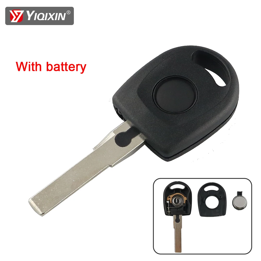 YIQIXIN Чехол для автомобильного ключа-транспондера VW Volkswagen Jetta Bora Passat Polo Golf Seat Ibiza Leon