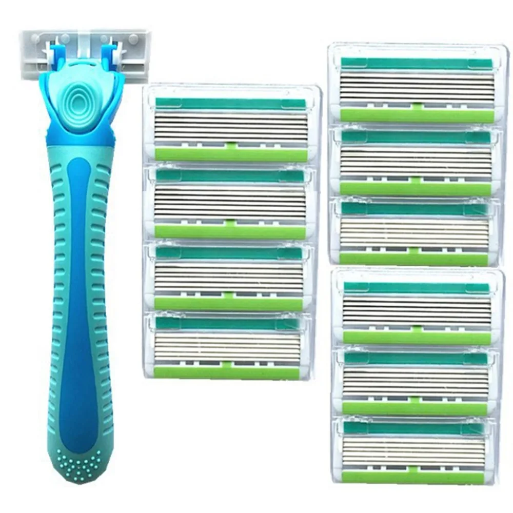 Unisex Portable and Mini Professional Razor Six-layer Blades for Unwanted Whole Body Hair Removing With 10 Razor Heads 
Unisex Portable and Mini Professional Razor Six-layer Blades for Unwanted Whole Body Hair Removing With 10 Razor Heads