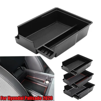 For Hyundai Palisade 2020 Car Armrest Box Center Console Storage Box Organizer Case Insert Tray Auto Arm Rest Box w/ Rubber Mats 
For Hyundai Palisade 2020 Car Armrest Box Center Console Storage Box Organizer Case Insert Tray Auto Arm Rest Box w/ Rubber Mats