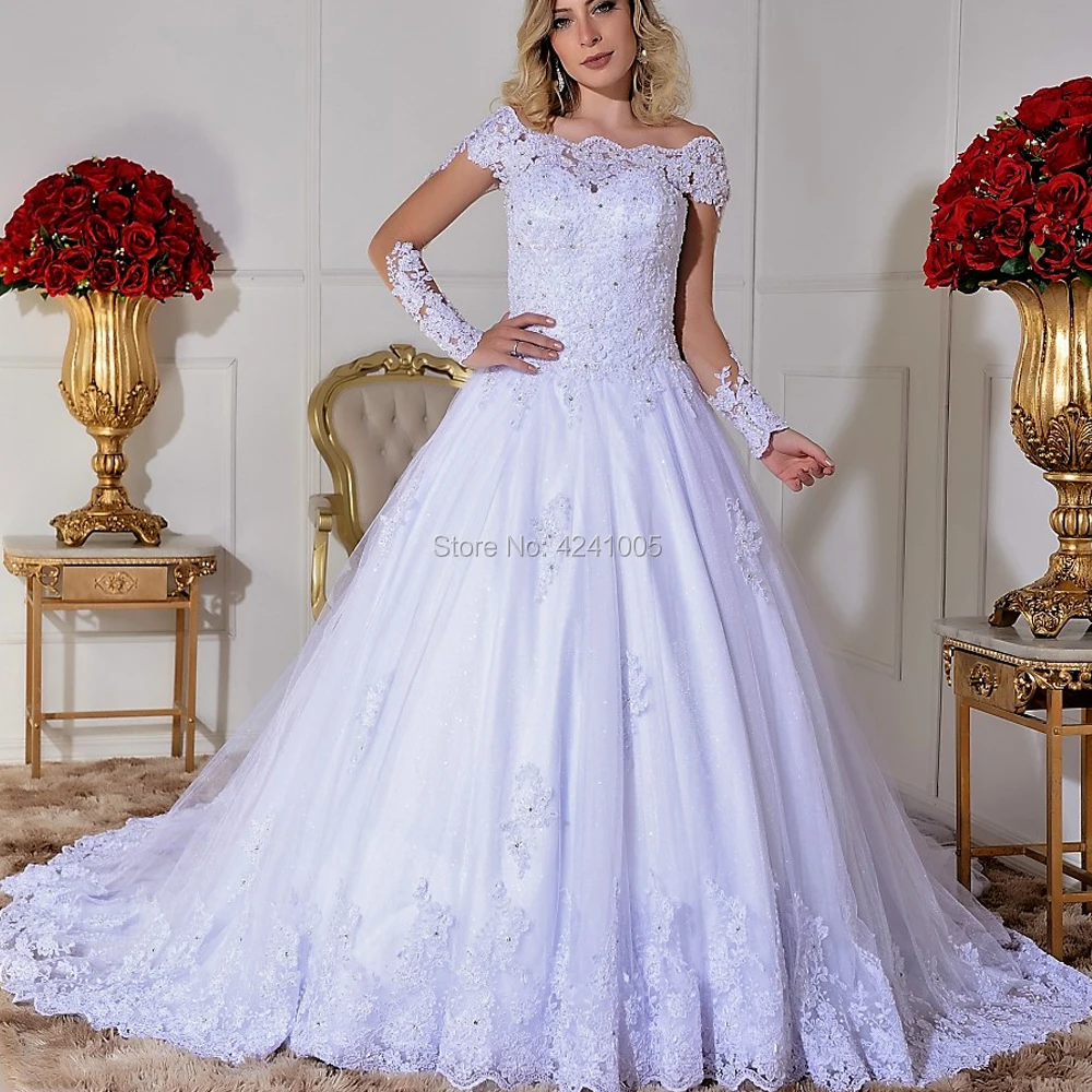 Белое Тюлевое свадебное платье с вырезом лодочкой Vestidos De Novias 2020, бальное платье с кружевной аппликацией, бальное платье с бисером, Vestido Noiva Princesa
Белое Тюлевое свадебное платье с вырезом лодочкой Vestidos De Novias 2020, бальное платье с кружевной аппликацией, бальное платье с бисером, Vestido Noiva Princesa