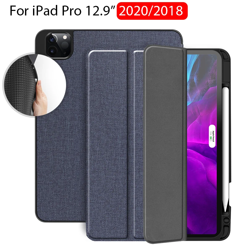 Case for Apple Ipad Pro 12.9 2020 Protective Cover Skin for Apple Tabelt Ipad Pro 12.9 2020 auto wake sleep with Pencil Slot
Case for Apple Ipad Pro 12.9 2020 Protective Cover Skin for Apple Tabelt Ipad Pro 12.9 2020 auto wake sleep with Pencil Slot