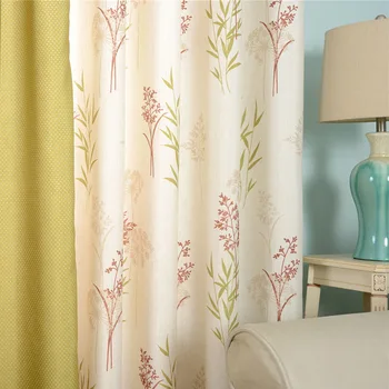 Simple Stitching Contrasting Color Cotton and Linen Printing Semi-Shading Curtains for Living Room Bedroom Country Decor
Simple Stitching Contrasting Color Cotton and Linen Printing Semi-Shading Curtains for Living Room Bedroom Country Decor
