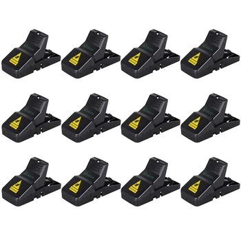 Small Mice Traps That Work, Humane Mouse Traps with Detachable Bait Cup, Mouse Catcher Quick Effective Reusable-12 Pack
Small Mice Traps That Work, Humane Mouse Traps with Detachable Bait Cup, Mouse Catcher Quick Effective Reusable-12 Pack