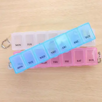 7 Days Weekly Pill Case 7 Grids Medicine Tablet Dispenser Daily Organizer Pill Boxes Kit Container Home Storage
7 Days Weekly Pill Case 7 Grids Medicine Tablet Dispenser Daily Organizer Pill Boxes Kit Container Home Storage