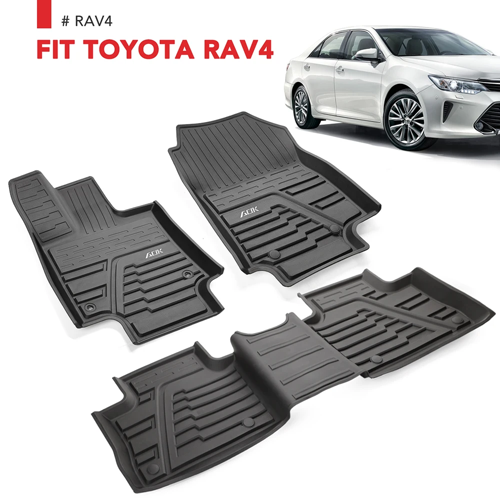 Car Floor Mats Compatible for 2020+ RAV4 Unique Black TPE All-Weather Guard Front & 2nd Seat Floor Mats
Car Floor Mats Compatible for 2020+ RAV4 Unique Black TPE All-Weather Guard Front & 2nd Seat Floor Mats