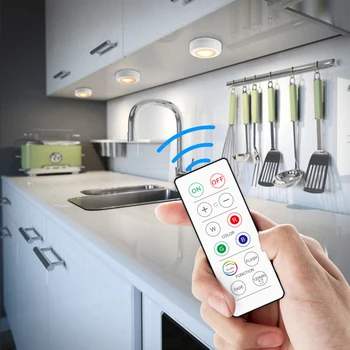 Dimmable LED Under Cabinet Light with Remote Control Battery Operated LED Closets Lights for Wardrobe Bathroom lighting
Dimmable LED Under Cabinet Light with Remote Control Battery Operated LED Closets Lights for Wardrobe Bathroom lighting