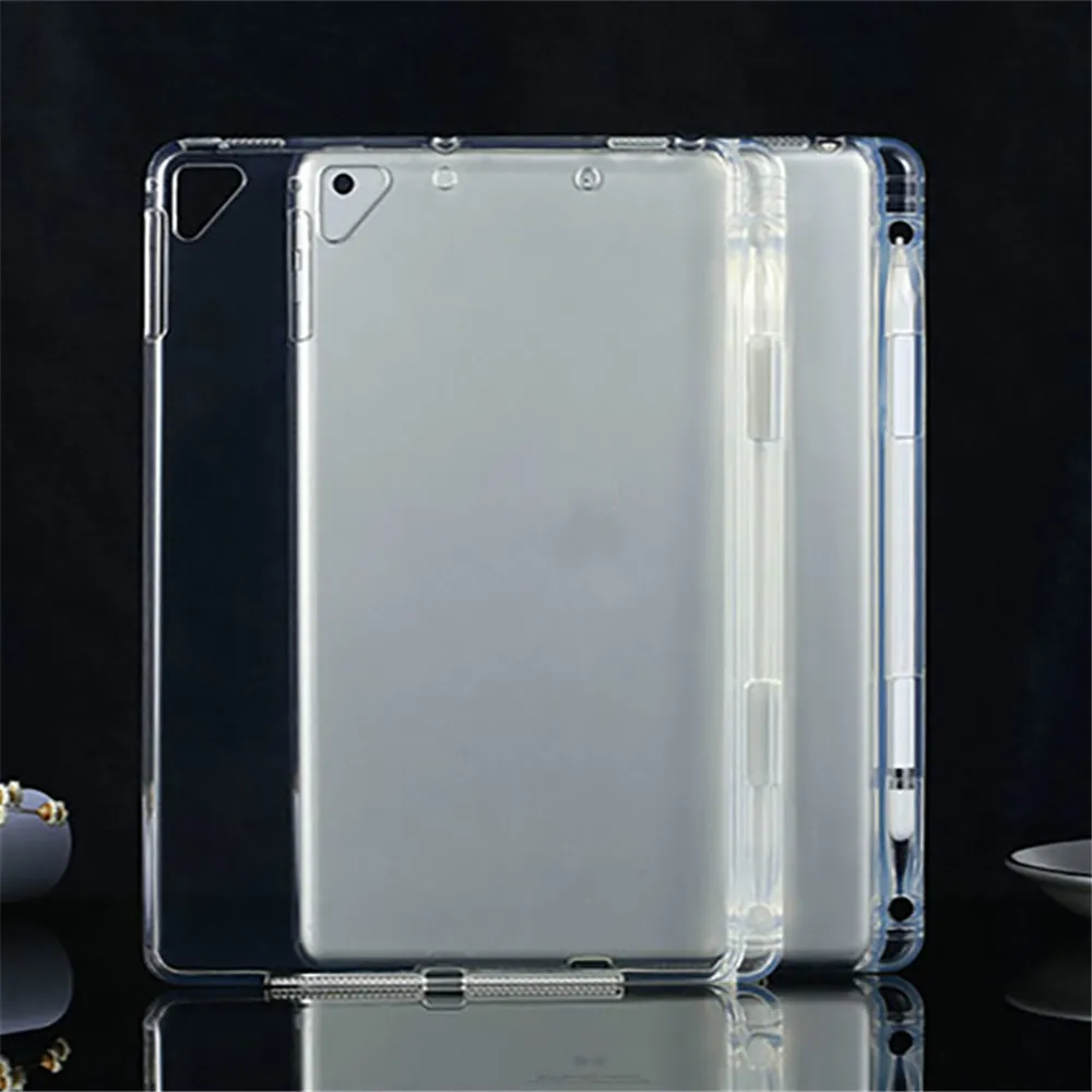 Soft Silicon Transparent Shell Funda for IPad Mini Air Pro 1 2 3 4 5 6 7 7.9 9.7 10.2 10.5 11 5th 6 7th Case with Pencil Holder
Soft Silicon Transparent Shell Funda for IPad Mini Air Pro 1 2 3 4 5 6 7 7.9 9.7 10.2 10.5 11 5th 6 7th Case with Pencil Holder