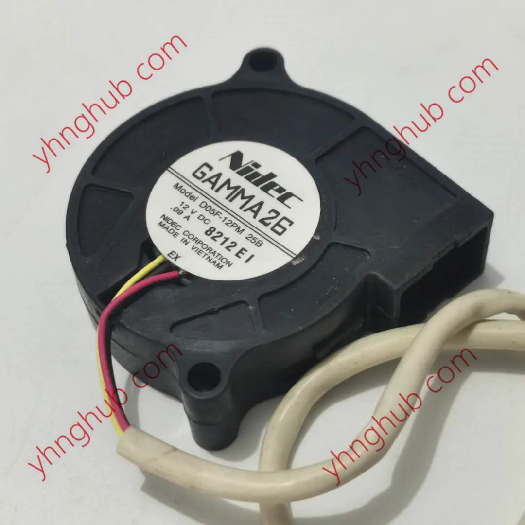 3-проводной охлаждающий вентилятор для проектора сервера Nidec D05F-12PM 25B DC 12 В 0,09a 51x51x15 мм
3-проводной охлаждающий вентилятор для проектора сервера Nidec D05F-12PM 25B DC 12 В 0,09a 51x51x15 мм