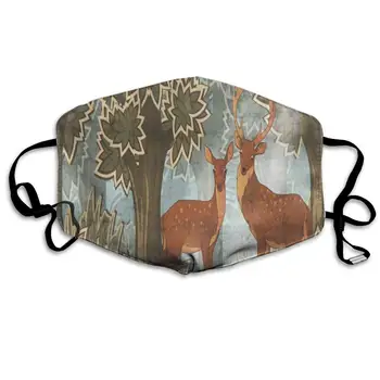 Face Mask Two Deers in Forest Inspiring Cycling Half Face Earloop Nose Mask for Women
Face Mask Two Deers in Forest Inspiring Cycling Half Face Earloop Nose Mask for Women
