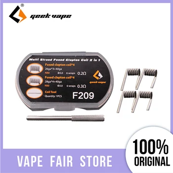 8pcs/pack GeekVape N80 Strand Fused Clapton Wire 2 In 1 8pcs Premium Coil Made From Nichrome N80 for RTA/RDA/RDTA Tank Buiding
8pcs/pack GeekVape N80 Strand Fused Clapton Wire 2 In 1 8pcs Premium Coil Made From Nichrome N80 for RTA/RDA/RDTA Tank Buiding