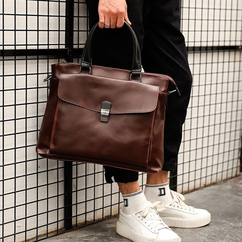 ABZC-Vintage Bag Horizontal Literary Handbag Multifunction 14 inch Laptop Bag Fashion Business Briefcase
ABZC-Vintage Bag Horizontal Literary Handbag Multifunction 14 inch Laptop Bag Fashion Business Briefcase