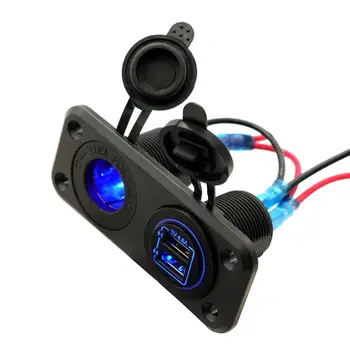 4.8V Dual USB Car Charger+DC Power Base with 1M Wiring Harness Automobile Eletronic Accessories Double USB Car Charger
4.8V Dual USB Car Charger+DC Power Base with 1M Wiring Harness Automobile Eletronic Accessories Double USB Car Charger