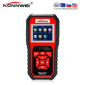 

KONNWEI KW850 Code Reader Diagnostic Tool OBD2 Auto Scanner Battery voltage test Free update KW 850 OBDII EOBD Car Fault Engine