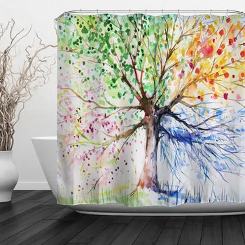 Shower Curtain Sets with Hooks Colorful Bathroom Accessories Spring Time Decorative Colored Bath Curtains Bathtub Polyester
Shower Curtain Sets with Hooks Colorful Bathroom Accessories Spring Time Decorative Colored Bath Curtains Bathtub Polyester