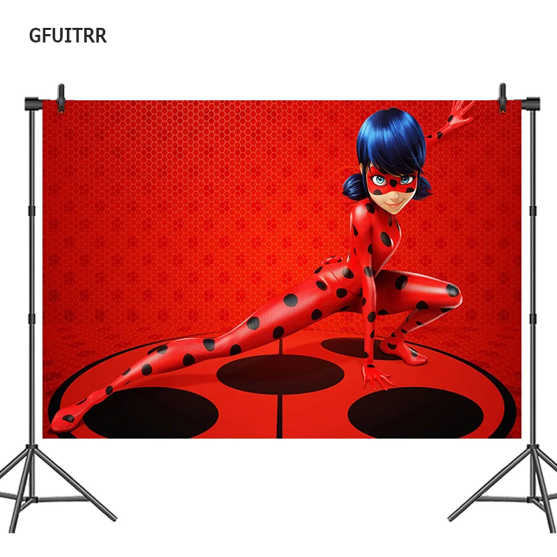GFUITRR Ladybug Photography Backdrop Girls Birthday Party Photo Background Red Vinyl Photo Booth Props
GFUITRR Ladybug Photography Backdrop Girls Birthday Party Photo Background Red Vinyl Photo Booth Props