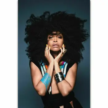 New Erykah Badu Music Singer Star Silk Fabric Wall Poster Art Decor Sticker Bright 
New Erykah Badu Music Singer Star Silk Fabric Wall Poster Art Decor Sticker Bright