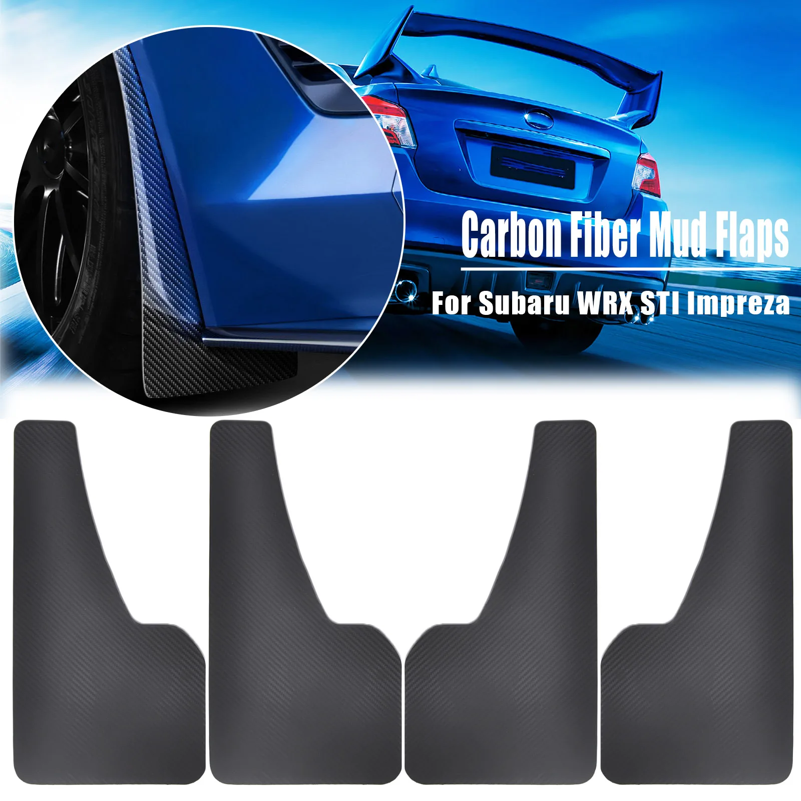 

Mud Flaps Mudflaps Splash Guards Mudguards Fender Flares For Subaru Impreza WRX STI XV BRZ Scion FR-S Forester SF SG SH SJ SK XT