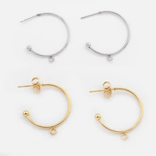 6Pcs Stainless Steel Gold Plated Ear Hooks Earrings Clasps Findings Earring Wires For Jewelry Making Material Supplies Wholesale
6Pcs Stainless Steel Gold Plated Ear Hooks Earrings Clasps Findings Earring Wires For Jewelry Making Material Supplies Wholesale