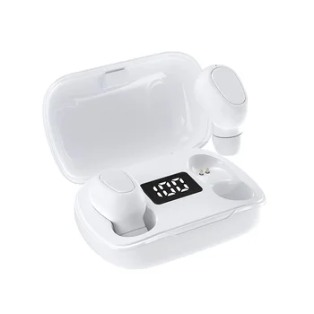 TWS Bluetooth Earphone With Microphone LED Display Wireless Bluetooth Earbuds Earphones Waterproof Noise Cancelling Headsets
TWS Bluetooth Earphone With Microphone LED Display Wireless Bluetooth Earbuds Earphones Waterproof Noise Cancelling Headsets