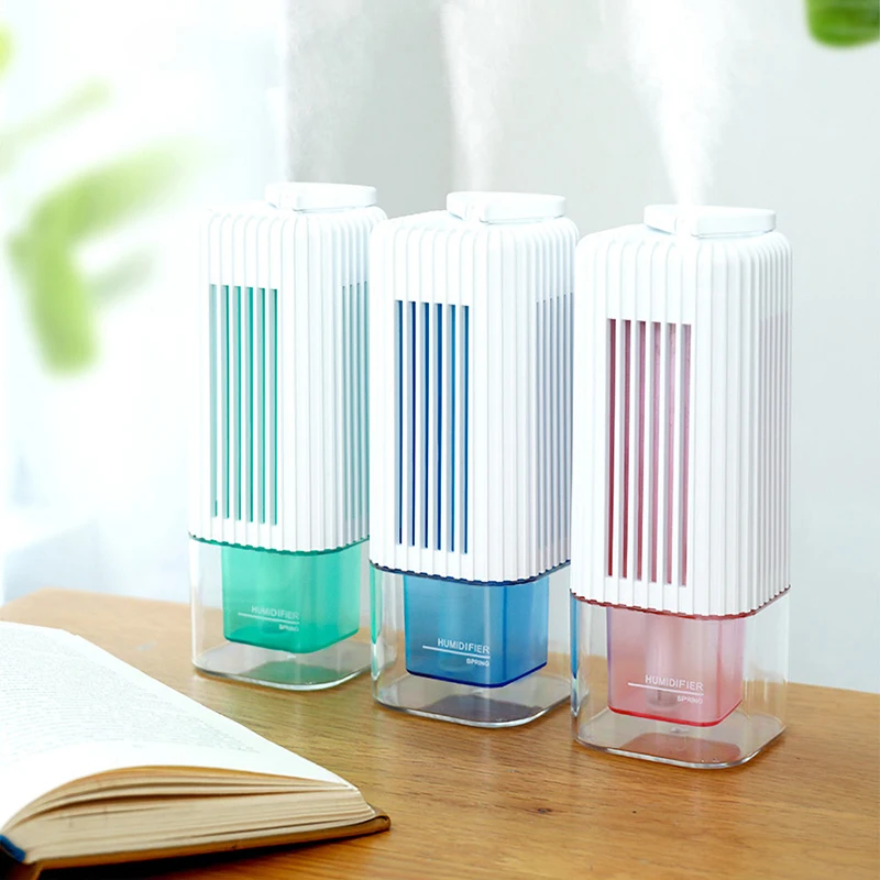 

Portable Mini USB Inductive Pull Ring ultrasonic Air Humidifier freshener Home Auto Shut-Off Steam Atomization with Night Light