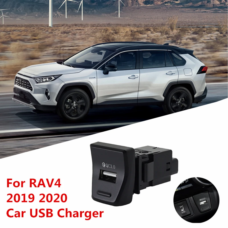Car Quick Charge Car Charger QC3.0 USB Interface Socket Fast Car Charger For TOYOTA RAV4 2019 2020 Central Control Accessories
Car Quick Charge Car Charger QC3.0 USB Interface Socket Fast Car Charger For TOYOTA RAV4 2019 2020 Central Control Accessories
