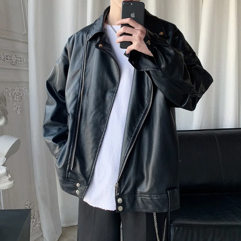 Spring Clothing New Style Super Fire INS Leather Jacket Men's Korean-style Loose-Fit Simple Teenager Casual Handsome Jacket
Spring Clothing New Style Super Fire INS Leather Jacket Men's Korean-style Loose-Fit Simple Teenager Casual Handsome Jacket