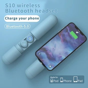 Bluetooth Headphones s10 Wireless Earphones Touch button sports Earbuds color Headset phone charging For iphone x xiaomi Samsung 
Bluetooth Headphones s10 Wireless Earphones Touch button sports Earbuds color Headset phone charging For iphone x xiaomi Samsung