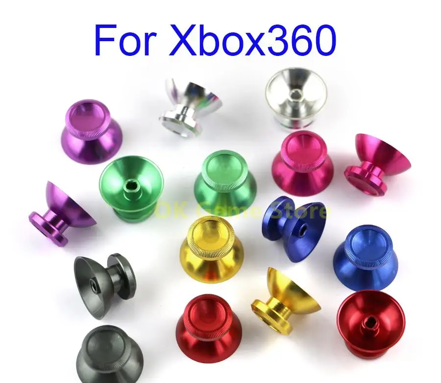 

30pcs Replacement Aluminum Metal Analog Joystick thumb Stick grip Caps for Microsoft Xbox 360 Xbox360 Gamepad Controller Repair