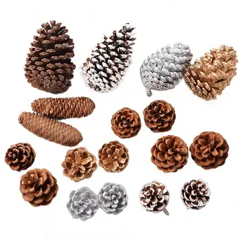 18PCS Christmas Pine Cone Creative Decorative Assorted Natural Pinecone Ornament DIY Handmade Accessories Photography Props
18PCS Christmas Pine Cone Creative Decorative Assorted Natural Pinecone Ornament DIY Handmade Accessories Photography Props