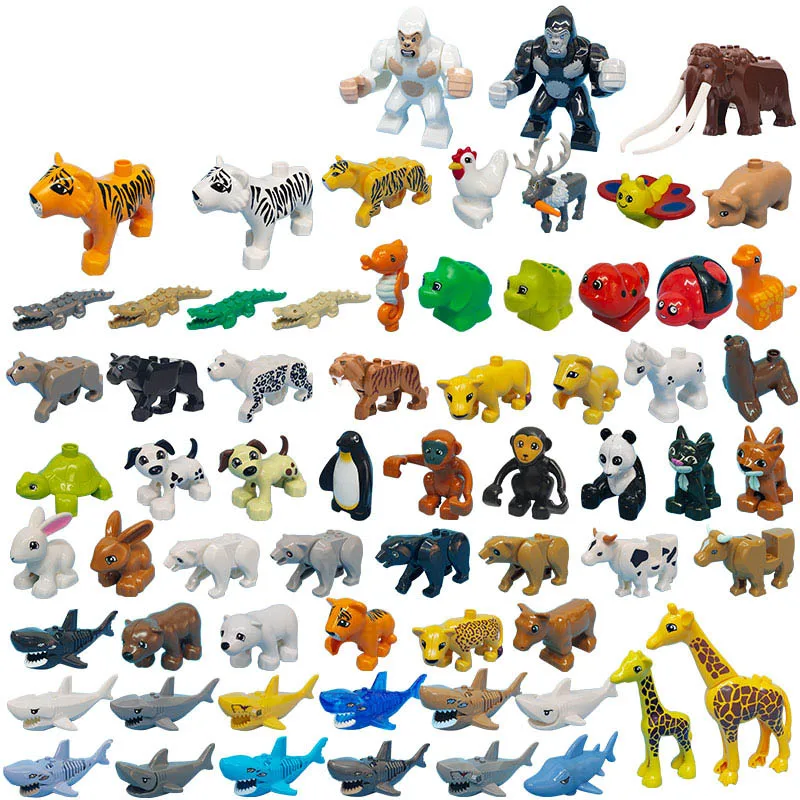 Animal Monkey Gorilla Leopard Shark Giraffe Crocdile Bear Cow Cattle Big Building Blocks Zoo Educational Toys for Kids Gift
Animal Monkey Gorilla Leopard Shark Giraffe Crocdile Bear Cow Cattle Big Building Blocks Zoo Educational Toys for Kids Gift