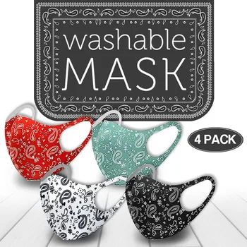 4 Pack Mix Face Mask Paisley Reusable Washable Protection Cover Breathable Family Fabric Facial Mask Spain Mascarillas#YL5
4 Pack Mix Face Mask Paisley Reusable Washable Protection Cover Breathable Family Fabric Facial Mask Spain Mascarillas#YL5