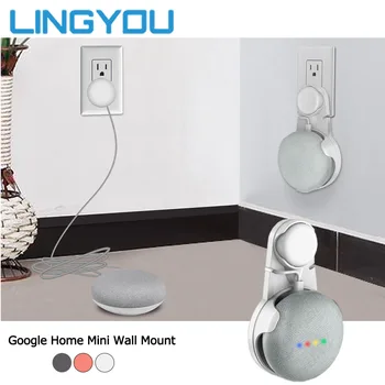 LINGYOU Outlet Wall Mount Holder Cord Bracket For Google Home Mini Voice Assistant Plug In Kitchen Bedroom Portable Audio Stand
LINGYOU Outlet Wall Mount Holder Cord Bracket For Google Home Mini Voice Assistant Plug In Kitchen Bedroom Portable Audio Stand
