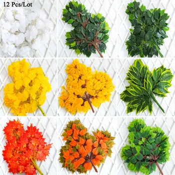 High Simulation maple ginkgo banyan leaf Photo props indoor home decor festive party supplies Artificial plastic Plant leaves
High Simulation maple ginkgo banyan leaf Photo props indoor home decor festive party supplies Artificial plastic Plant leaves