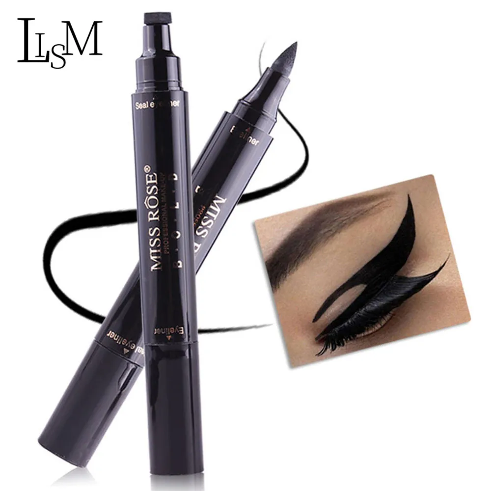 LISM Double-Headed Seal Black Eyeliner Waterproof Long-Lasting Seal Eyeliner 2-in-1 Makeup Smudge-Proof Eyeliner Pen
LISM Double-Headed Seal Black Eyeliner Waterproof Long-Lasting Seal Eyeliner 2-in-1 Makeup Smudge-Proof Eyeliner Pen
