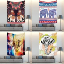 

Indian Mandala Elephant Tapestry Wall Hanging Witchcraft Wall Cloth Tapestries Art Psychedelic Hippie Tapestry Wall Carpet